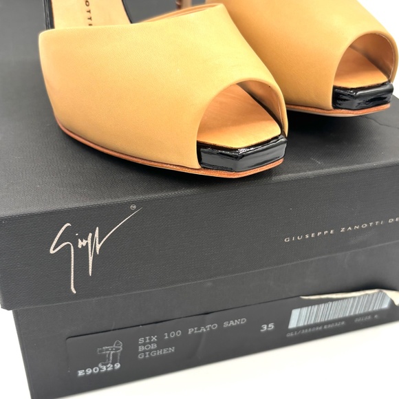 Giuseppe Zanotti SIX Ankle Wrap Sandal 100MM on platform 35 - Picture 9 of 10